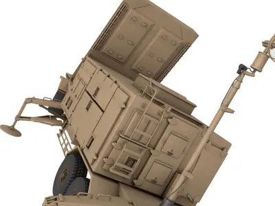 AN MPQ 53 Radar 3D model