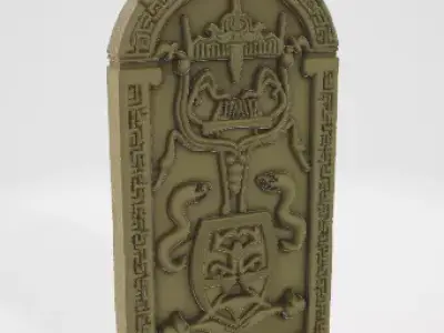 Ancient Egyptian Plate 3D model