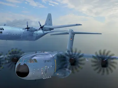 KC 130 Aircraft Free 3D model