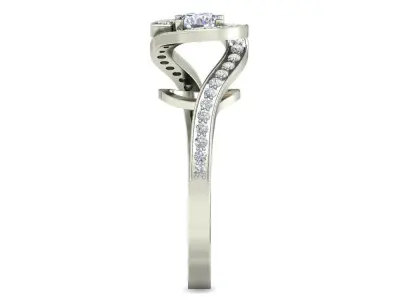 Wedding Ring  3D print model 115