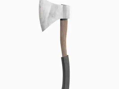Camping Axe Set 3D model