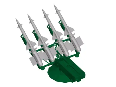   air defense system 3D model