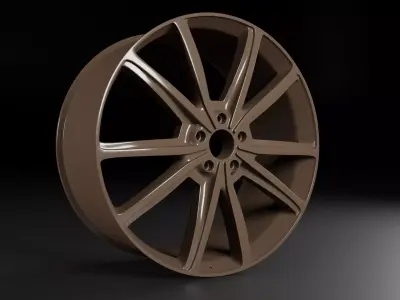 3D model rim wheel part10 3D model