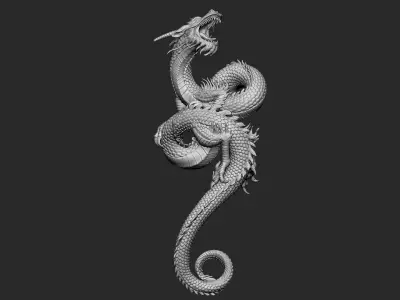  Chinese Dragon 3D print 
