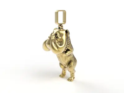 Bulldog Pendant 3D print model