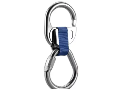 Carabiner Quick Link Safety Strap Low-poly 3D model