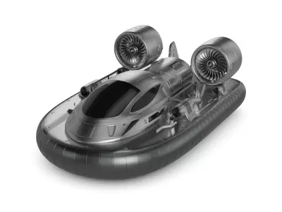 Hovercraft 3D model by lananh-24101993 from CGTrader (PBR)