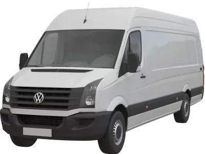 VW Crafter 2011 Panel Van L4H2 3D model