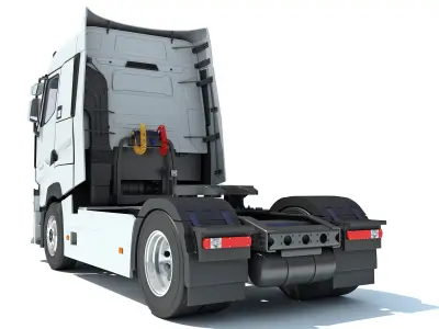 Generic Semi Truck 3D model purchase