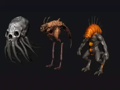 Monster Creature                  3D model buy