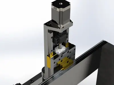 Talon 500W Desktop CNC Router 3D model