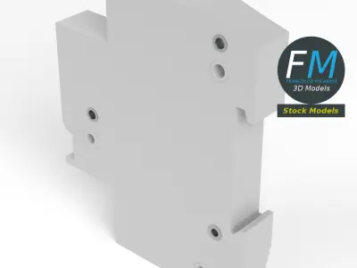 Electrical automatic switch 3D model