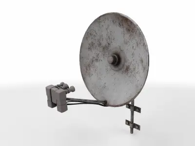 satellite tv dish 3D model