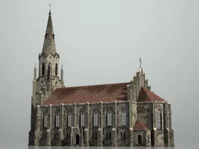 Church 3D model 2