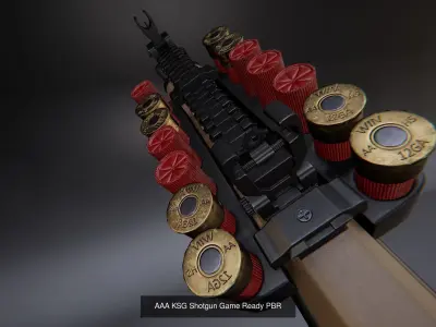 Modern AAA Shotgun Pack Game Ready PBR