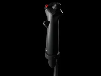 Helicopter Joy Stick Bell 407 Low-poly 3D model