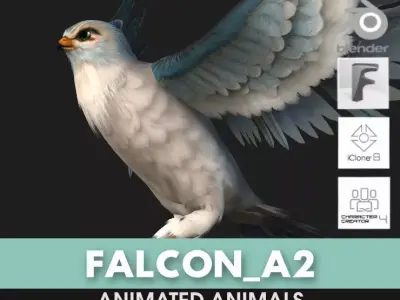 Falcon-A2 3D model