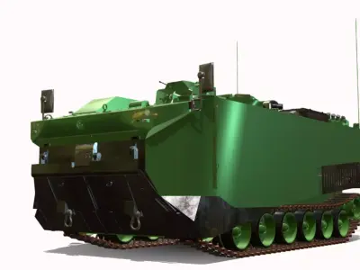  Assalto Maritimo ZAHA  MAV Low-poly 3D model