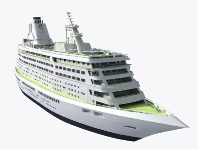 Cruise Ship 3D model