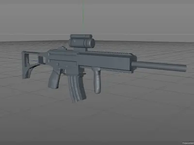 HK 416 Free 3D model