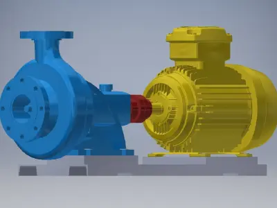 centrifugal pump 3d model  3D model