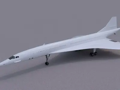 Concorde 3D model shop
