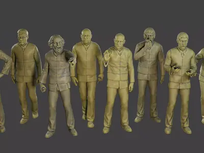 Male Security reflective vest MSRV Pack2