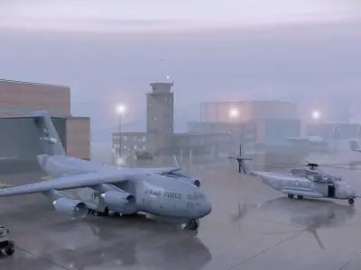 C 17 Transport plane Free 3D model