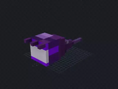 Mob apara minecraft - MOD Free 3D model