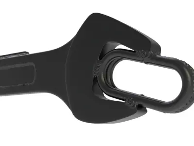 Apocalyptic Wrench Bowie Knife Free 3D print model