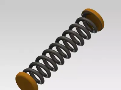 Spring 3D model purchase