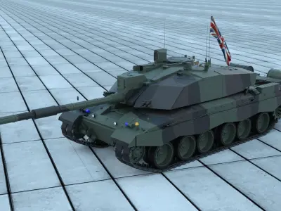 Challenger II  3D model