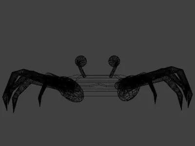Crab - ocean going Low-poly 3D model