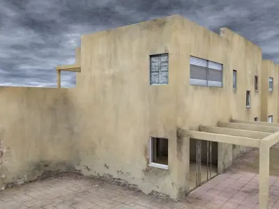  A private house 2  Low-poly 3D model