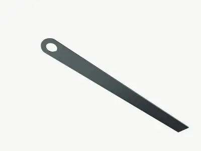 Steel Ruler 3D model purchase