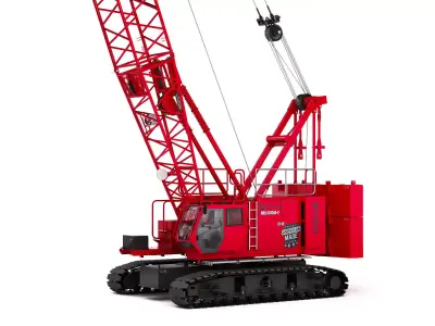 Manitowoc MLC100 Crawler Crane 3D model