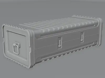 Loot Box Prop Low-poly 3D model