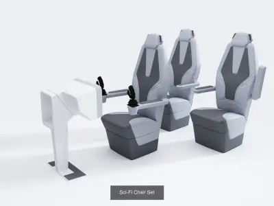Vehicle Seat Collection  3D Model Pack