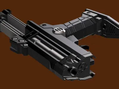 Dune Part Two - Maula spring gun for cosplay 3D print model