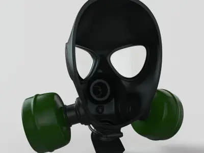 Gas Mask 3D model get