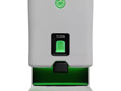 Futuristic WallMounted Smart Dispenser 3D model purchase