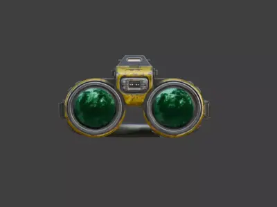 Binocular Sentinel Low-poly 3D model