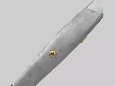 Electrician Knife Low-poly 3D model