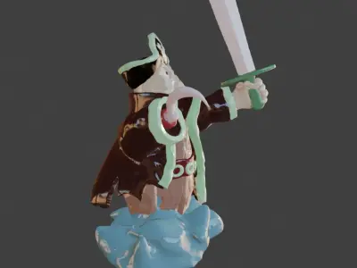 PIRATE SKULL  3D print model