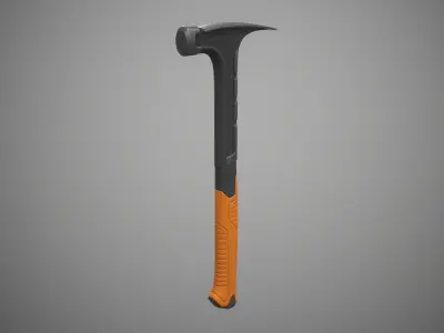 Hammer Low-poly 3D model 31