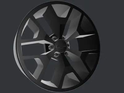 OEM wheel GMC Sierra 3D print model