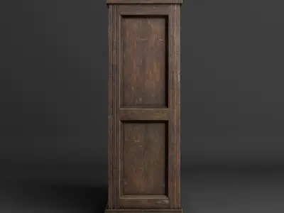 Old furniture 02 Low-poly 3D model