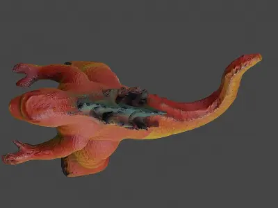 Dinosaur figurine toy 3D model