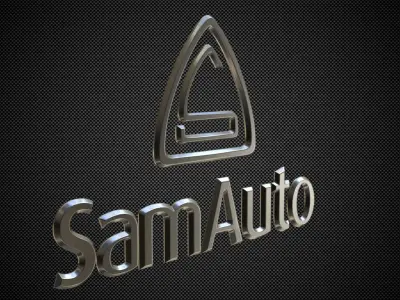 sam auto logo 3D model