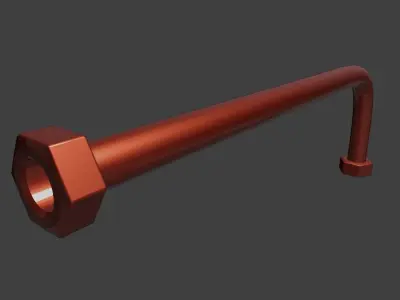 Pipe Weapon Low-poly 3D model buy